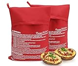 YiXuTag Sacco Cuoci Patate In Microonde,2PCS Sacchetto per Patate Microonde,Microonde Patata Fornello Borsa,Sacchetti per Microonde per Patate,Patate Microonde Fritte,al Forno in Soli 4 Minuti